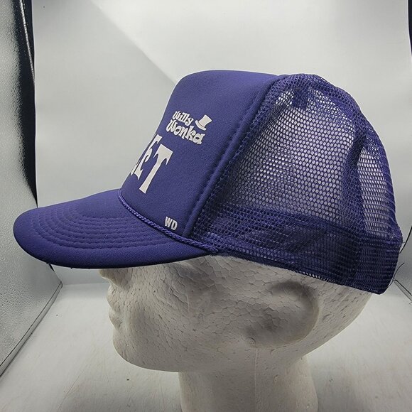 Willy Wonka Violet Adults Purple Trucker Hat Casual Outdoors Lightweight main image 5